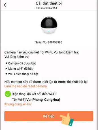 Instructions for installing Camera Ezviz on the phone Picture 14