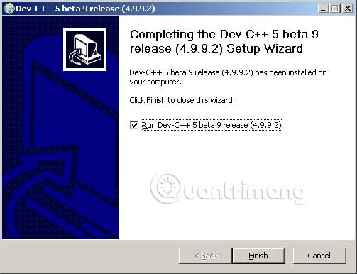 Instructions for installing Dev-C ++ Picture 23