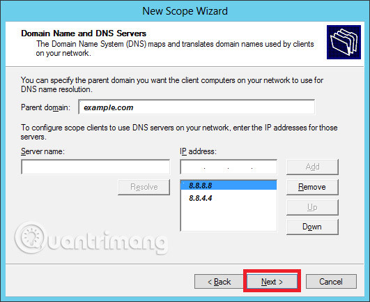 Instructions for installing DHCP Role in Windows Server 2012 Picture 26