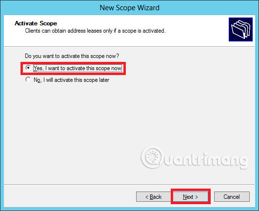 Instructions for installing DHCP Role in Windows Server 2012 Picture 28