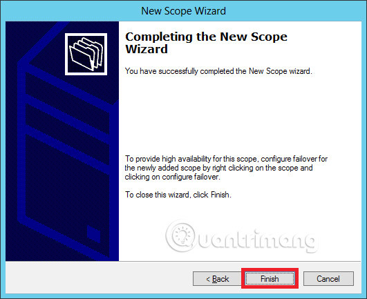 Instructions for installing DHCP Role in Windows Server 2012 Picture 29
