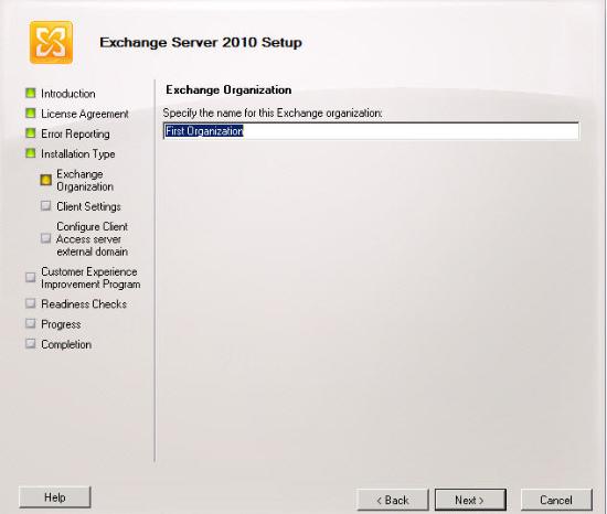 Instructions for installing Exchange Server 2010 - Part 1: Installation Picture 5