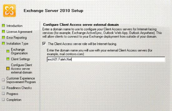 Instructions for installing Exchange Server 2010 - Part 1: Installation Picture 7