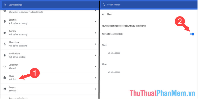 Instructions for installing Flash Player for browsers on computers Picture 12