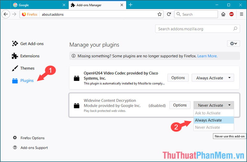 Instructions for installing Flash Player for browsers on computers Picture 9