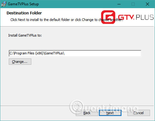 Instructions for installing GameTV Plus on the computer to play AOE, CS 1.1 online Picture 5