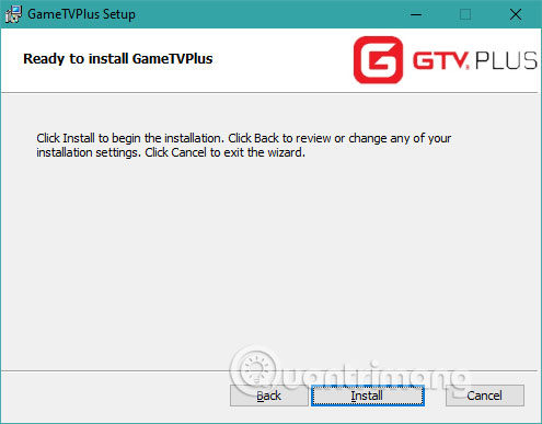 Instructions for installing GameTV Plus on the computer to play AOE, CS 1.1 online Picture 6