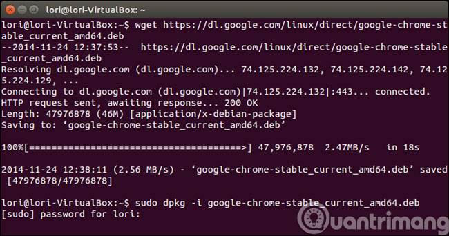 Instructions for installing Google Chrome on Ubuntu operating system Picture 5