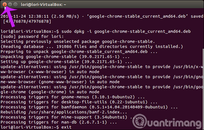 Instructions for installing Google Chrome on Ubuntu operating system Picture 6