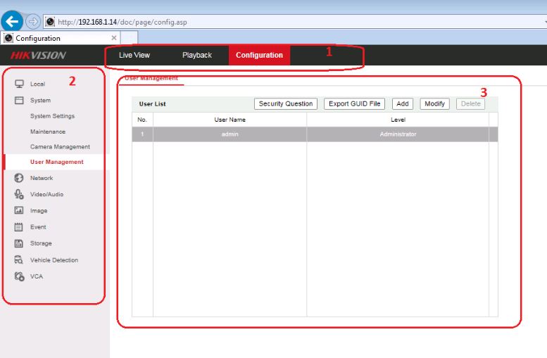 Instructions for installing Hikvision recorder via network Picture 9