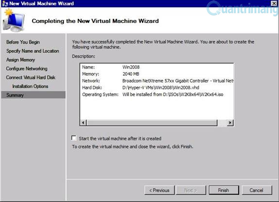 Instructions for installing Hyper-V Picture 3