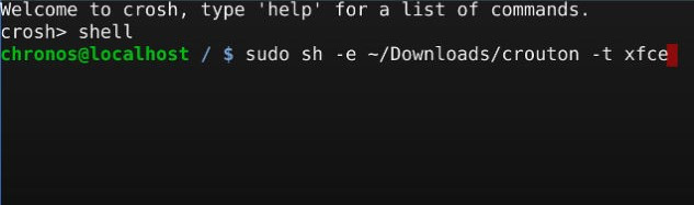 Instructions for installing Linux operating system on Chromebook Picture 3