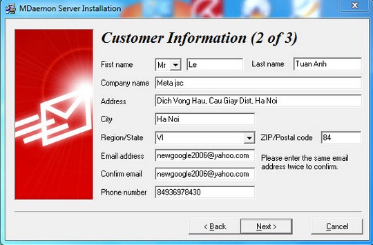 Instructions for installing MDaemon Mail Server Picture 14