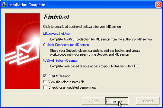 Instructions for installing MDaemon Mail Server Picture 23