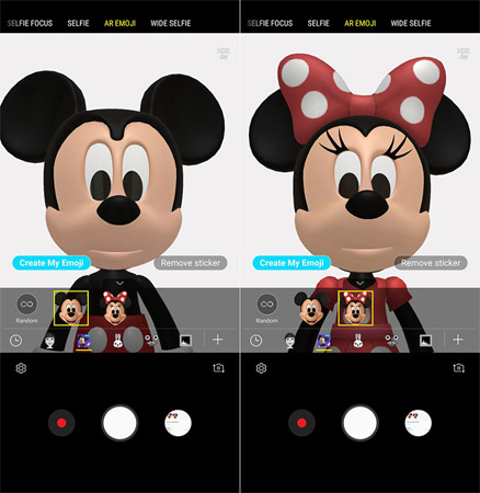 Instructions for installing Mickey Mouse and Minnie Mouse AR Emoji on Galaxy S9 Picture 4