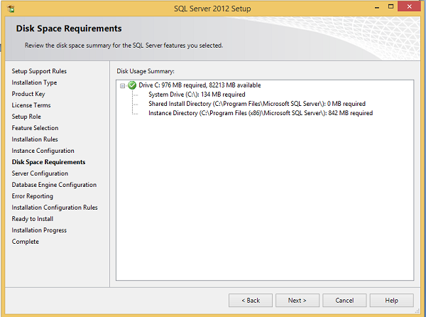 Instructions for installing MS SQL Server Picture 10