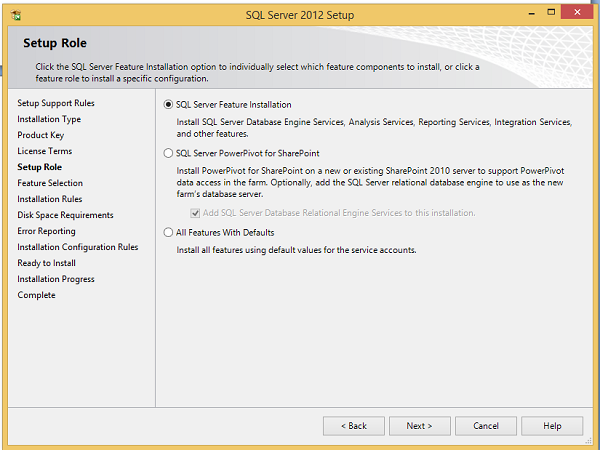 Instructions for installing MS SQL Server Picture 7