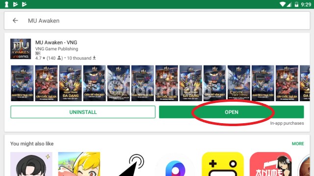 Instructions for installing MU Awaken on the computer Picture 7