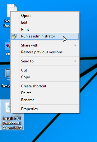 Instructions for installing .NET Framework 3.5 Offline on Windows 10 Picture 4