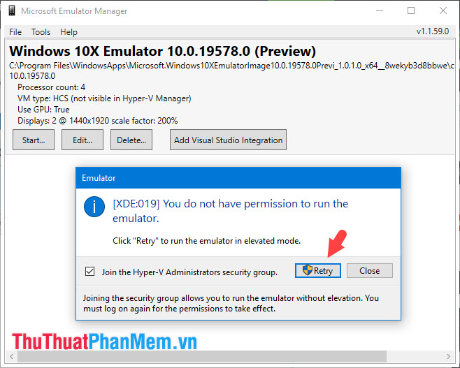 Instructions for installing the Window 10X emulator on Window 10 Picture 28
