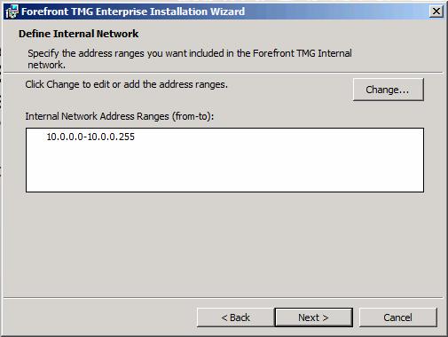Instructions for installing TMG 2010 RTM Picture 15
