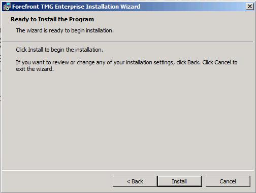 Instructions for installing TMG 2010 RTM Picture 17