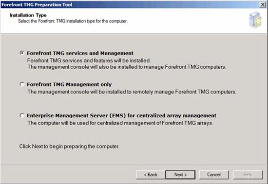 Instructions for installing TMG 2010 RTM Picture 5