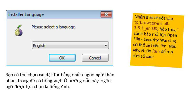 Instructions for installing Tor Browser for Windows Picture 1