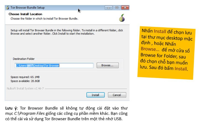 Instructions for installing Tor Browser for Windows Picture 2
