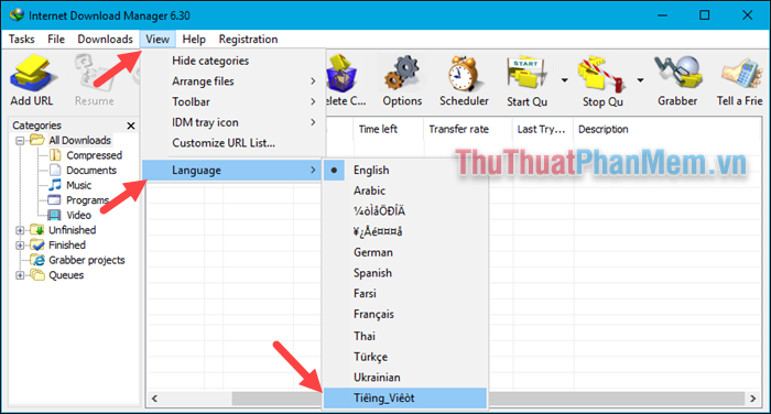 Instructions for installing Vietnamese for IDM for all versions Picture 3
