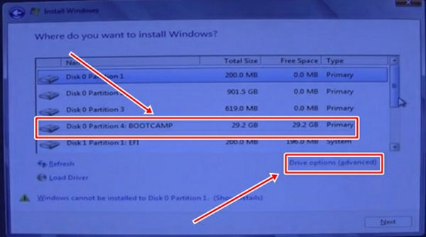 Instructions for installing Windows 8 on Mac computers Picture 7