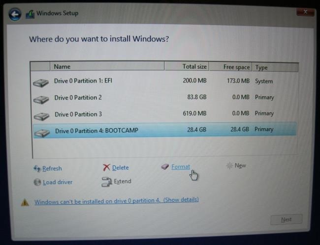 images 5 of Instructions for installing Windows on a Mac with Boot Camp