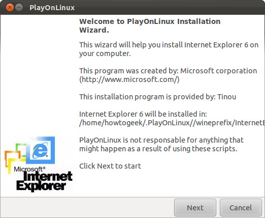 Instructions for installing Windows software on Linux with PlayOnLinux Picture 10