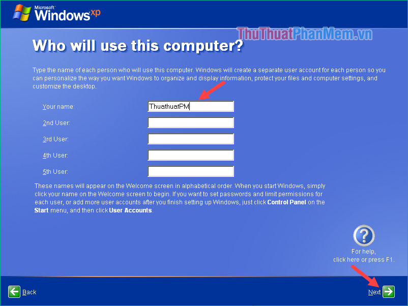Instructions for installing Windows XP with USB step by step from A to Z Picture 24