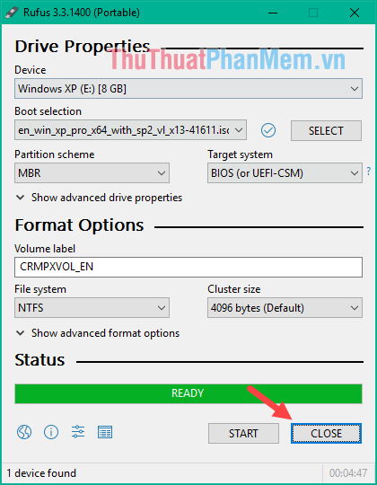 Instructions for installing Windows XP with USB step by step from A to Z Picture 4