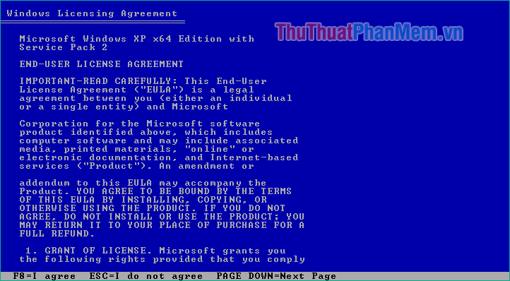 Instructions for installing Windows XP with USB step by step from A to Z Picture 7