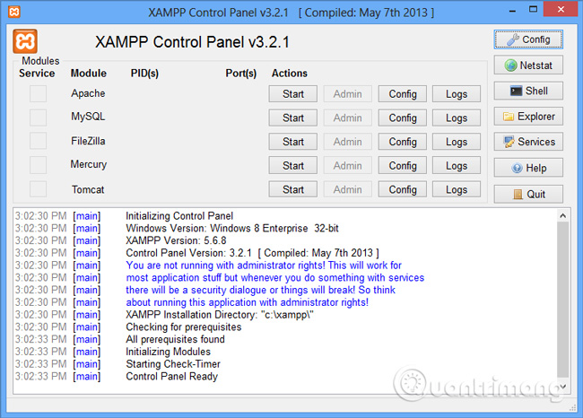 Instructions for installing WordPress on localhost - Part 1 Picture 4