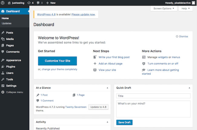Instructions for installing WordPress on the Vitual Server with Cloud9 Picture 11