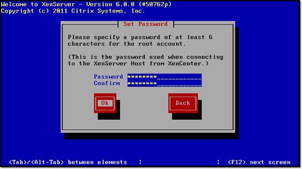 Instructions for installing XenServer 6 and XenCenter Picture 11