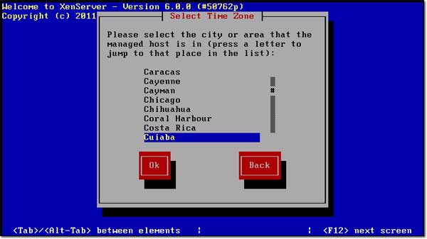 Instructions for installing XenServer 6 and XenCenter Picture 15