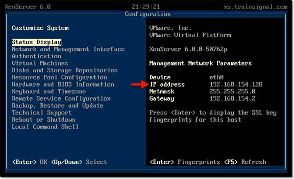 Instructions for installing XenServer 6 and XenCenter Picture 22