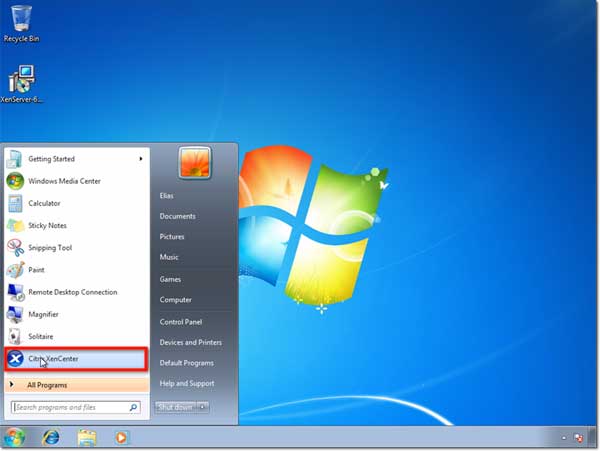 Instructions for installing XenServer 6 and XenCenter Picture 27