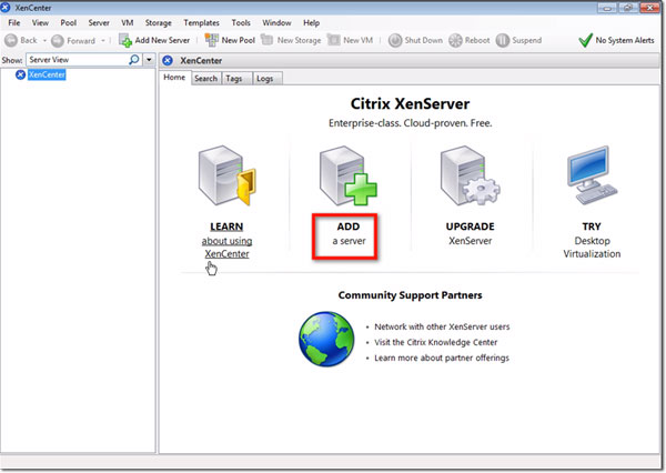 Instructions for installing XenServer 6 and XenCenter Picture 29