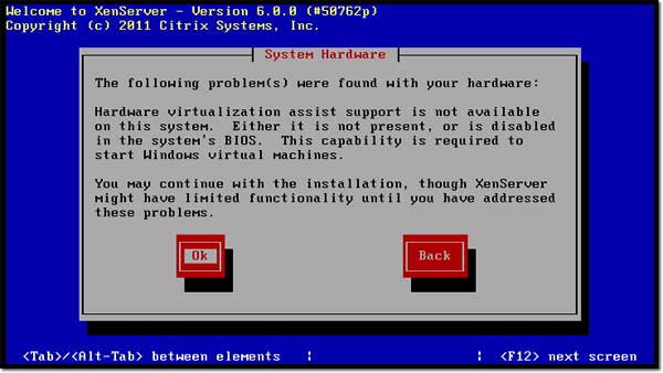 Instructions for installing XenServer 6 and XenCenter Picture 6