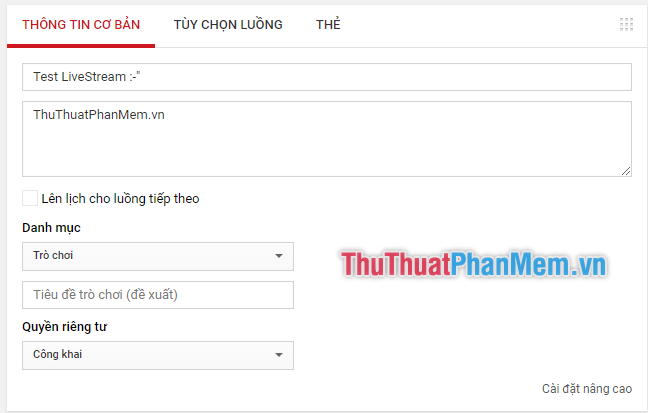 Instructions for Live Stream on Youtube Picture 18