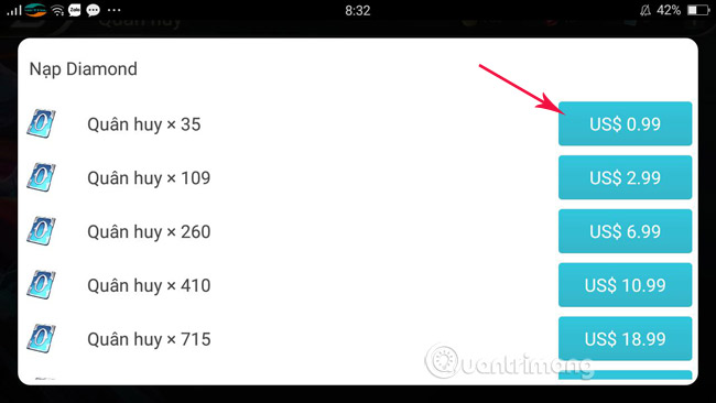 Instructions for loading Mobile Inter-Mobile cards on the phone Picture 3