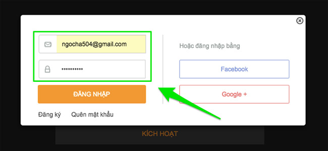 Instructions for logging into FPT Play account on Smart TV Picture 3