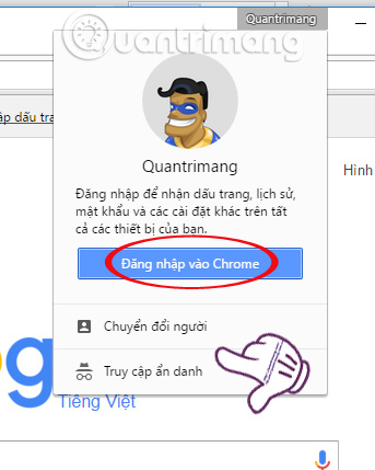 Instructions for logging into multiple accounts on Google Chrome Picture 6