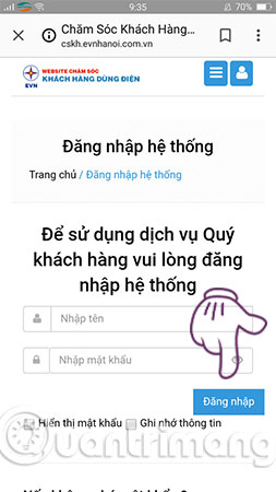 Instructions for looking up electricity money on the phone Picture 1