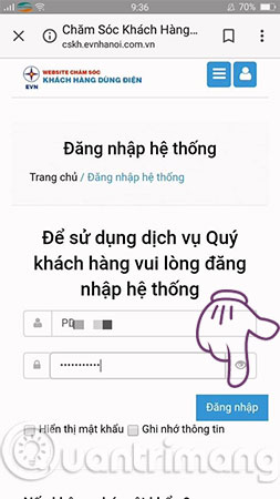 Instructions for looking up electricity money on the phone Picture 3